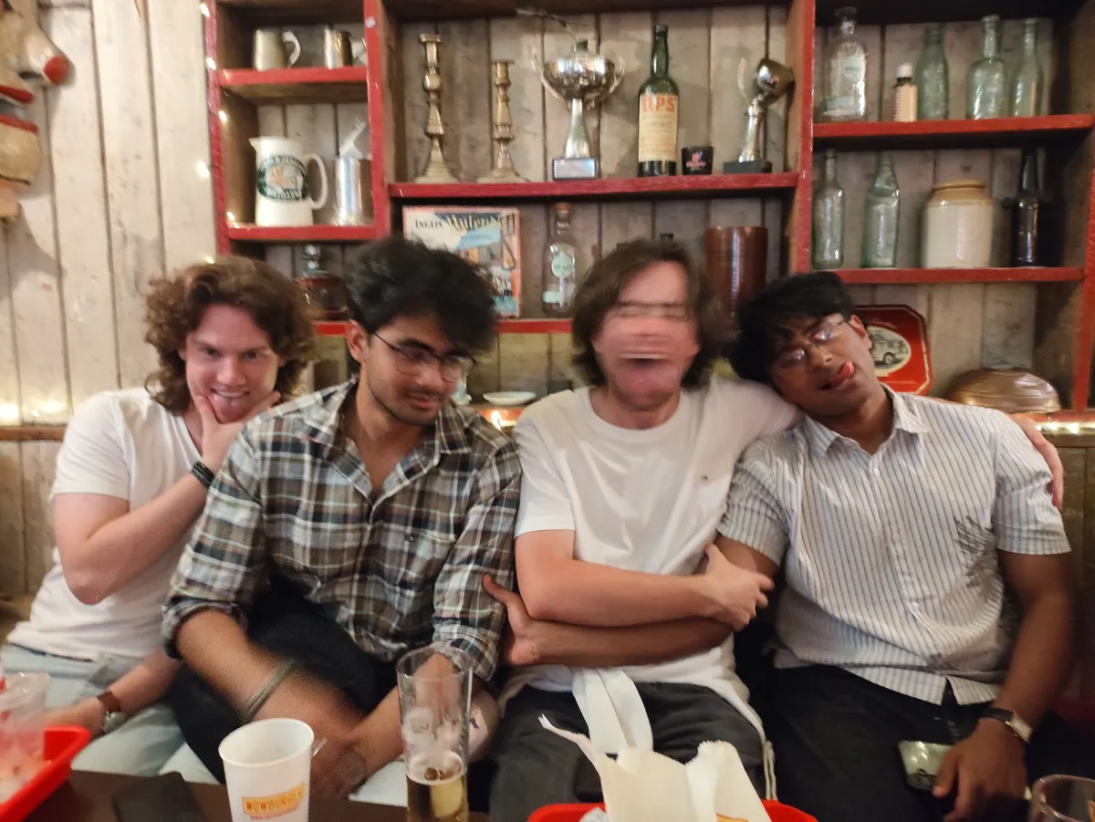 Group photo in a Dublin pub